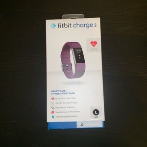 Fitbit charge 2 size L purple